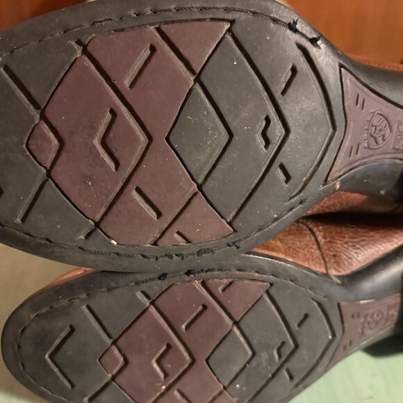 Mens Ariat ATS Roughneck Heritage Western Brown Cowboy Boots Size 13 D 10002252 - Picture 9 of 10